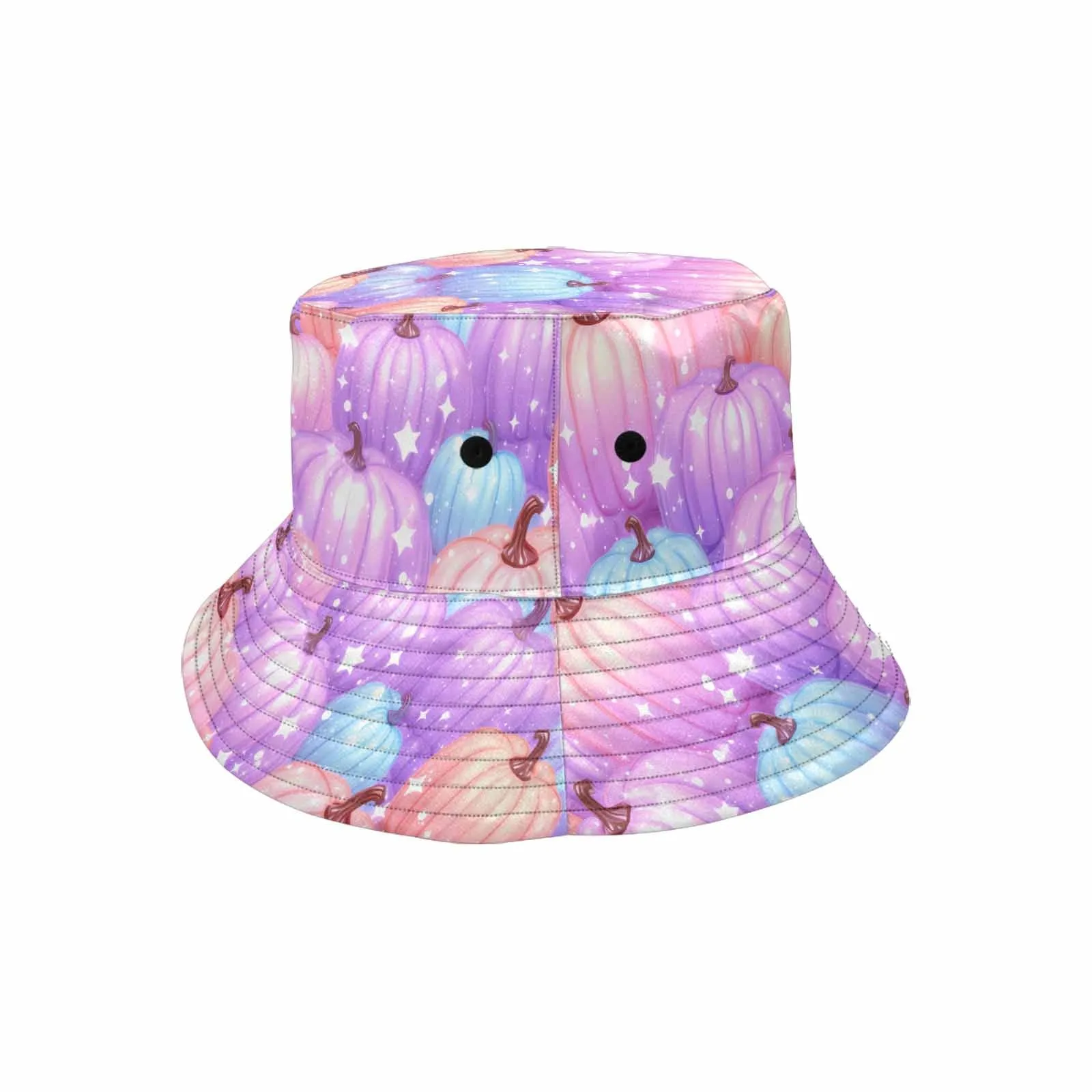 Pastel Pumpkin  Unisex Summer Single-Layer Bucket Hat