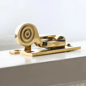 Polished Brass Claw Sash Window Fastener