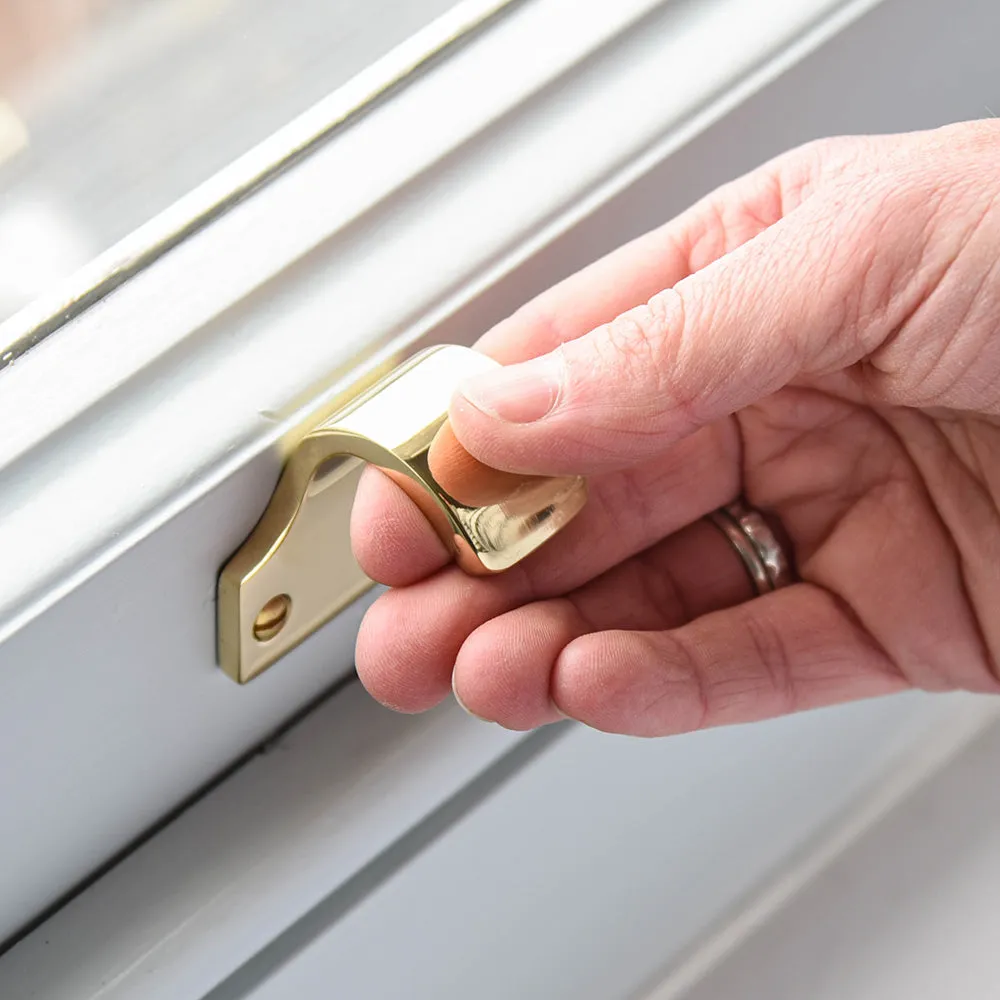 Polished Brass Sash Window Lift