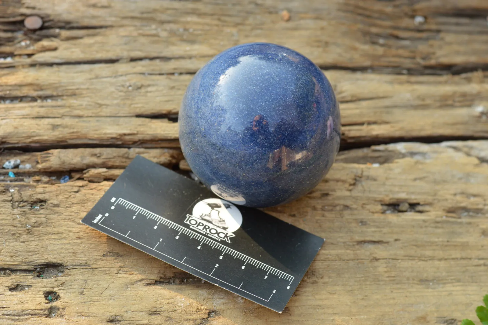 Polished Solid Blue Stunning Lazulite Spheres  x 4 From Ambatfinhandrana, Madagascar