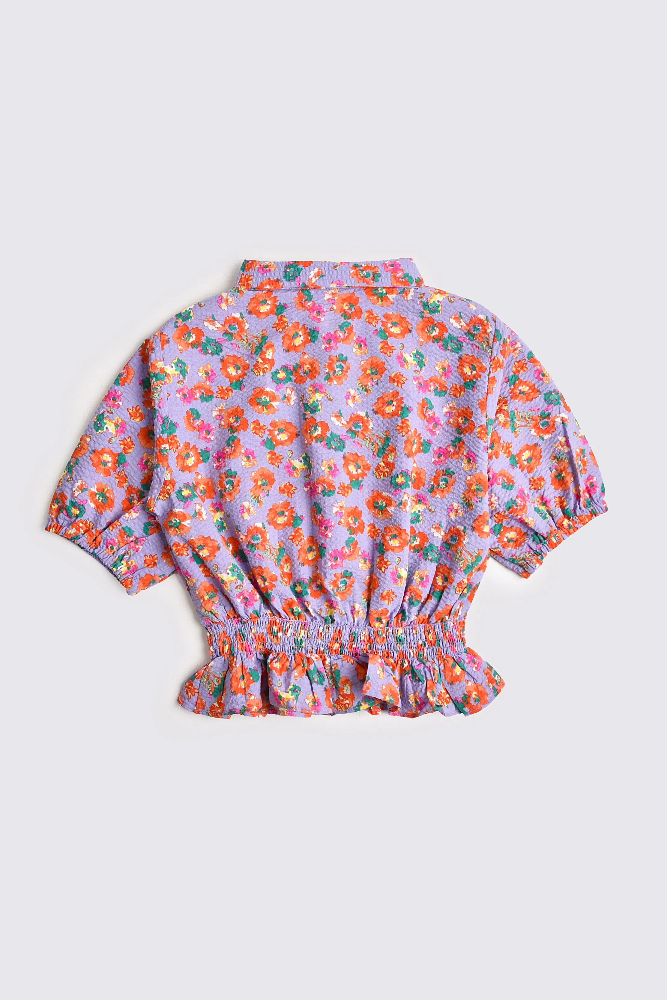 Purple Petals Floral Top