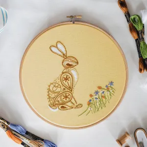 Rabbit Embroidery Kit