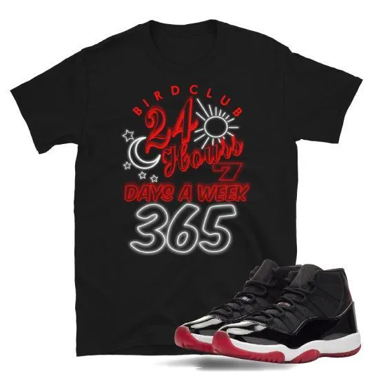 RETRO 11 Bred Sneaker Shirt