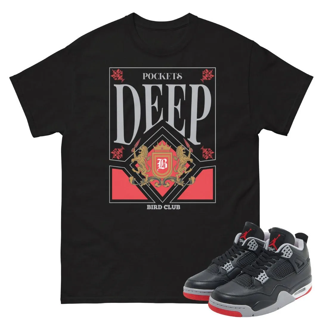 Retro 4 Bred Reimagined "Deep Pockets" Shirt