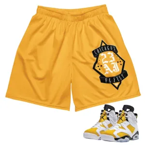 Retro 6 Yellow Ochre AJ 23 Shorts