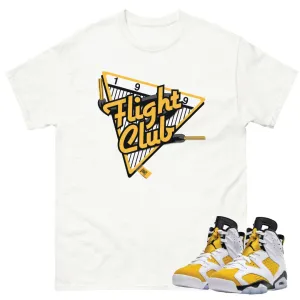 Retro 6 Yellow Ochre "Flight Club" Shirt