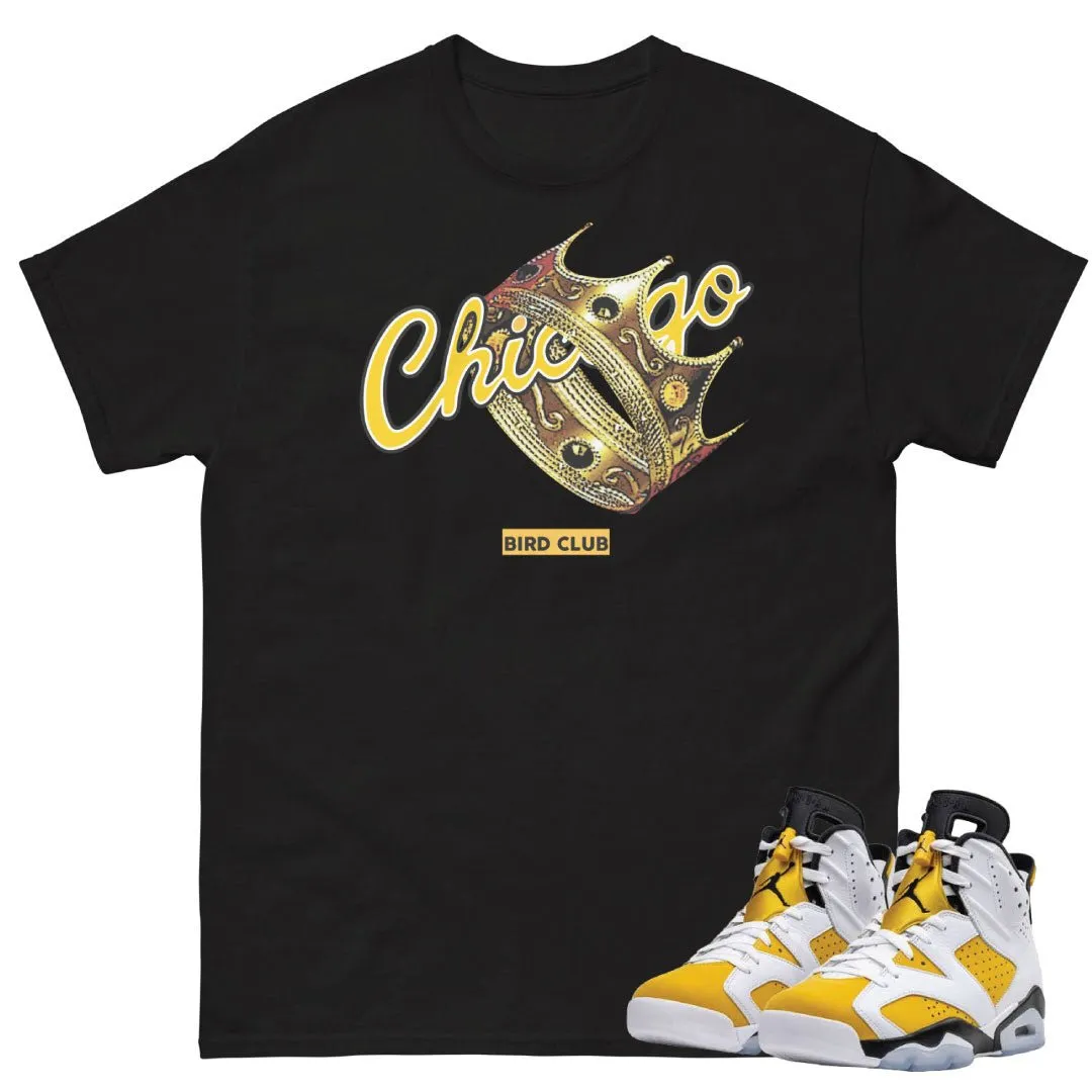 Retro 6 Yellow Ochre "King of Chicago" Shirt