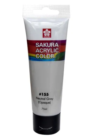 SAKURA ACRYLIC 75ML NEUTRAL GRAY