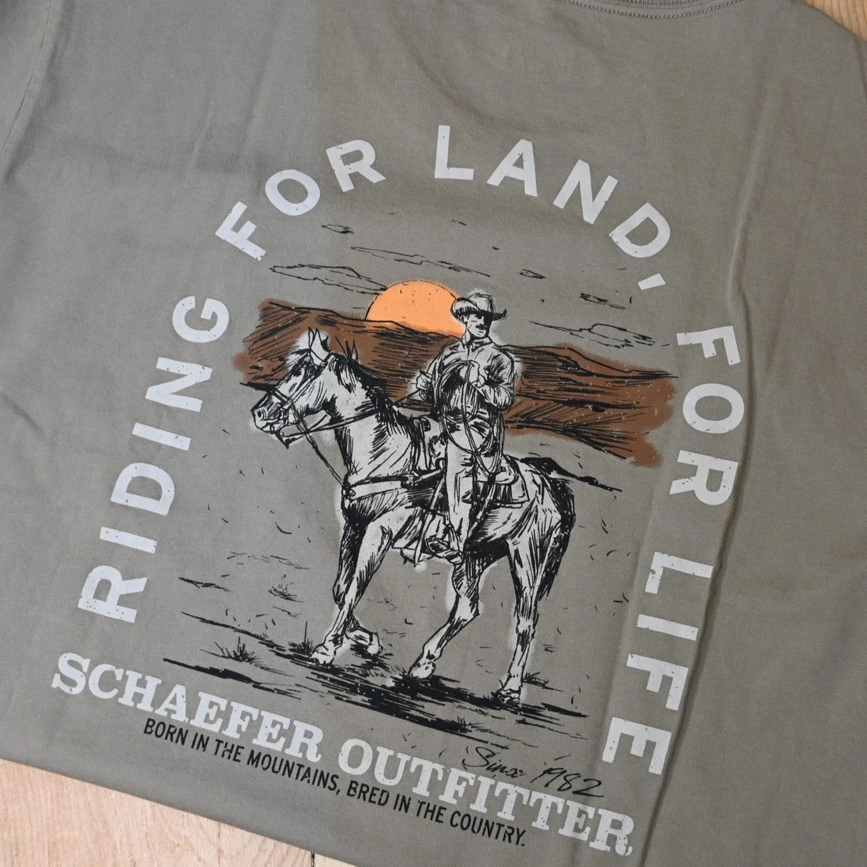 Schaefer Men's On The Plains Pocket Tee