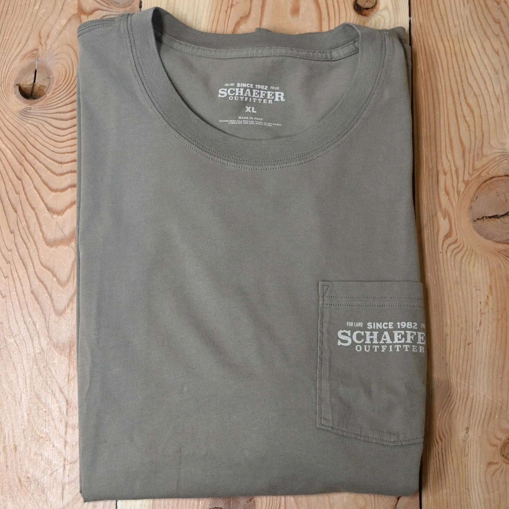 Schaefer Men's On The Plains Pocket Tee