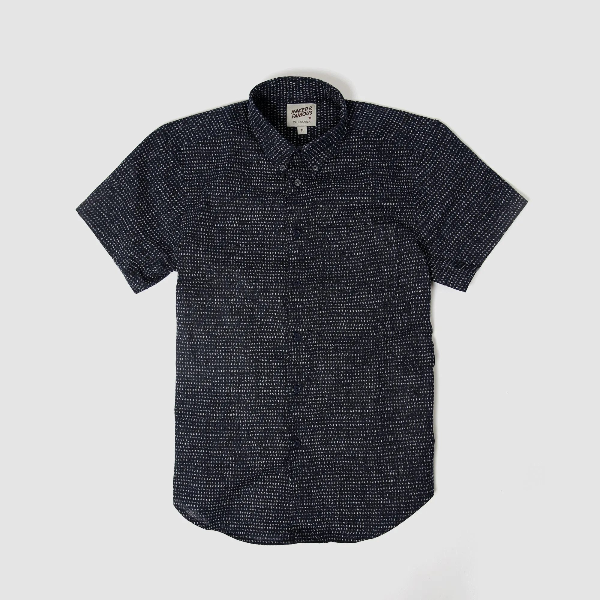 Short Sleeve Easy Shirt - Kimono Chon - Indigo