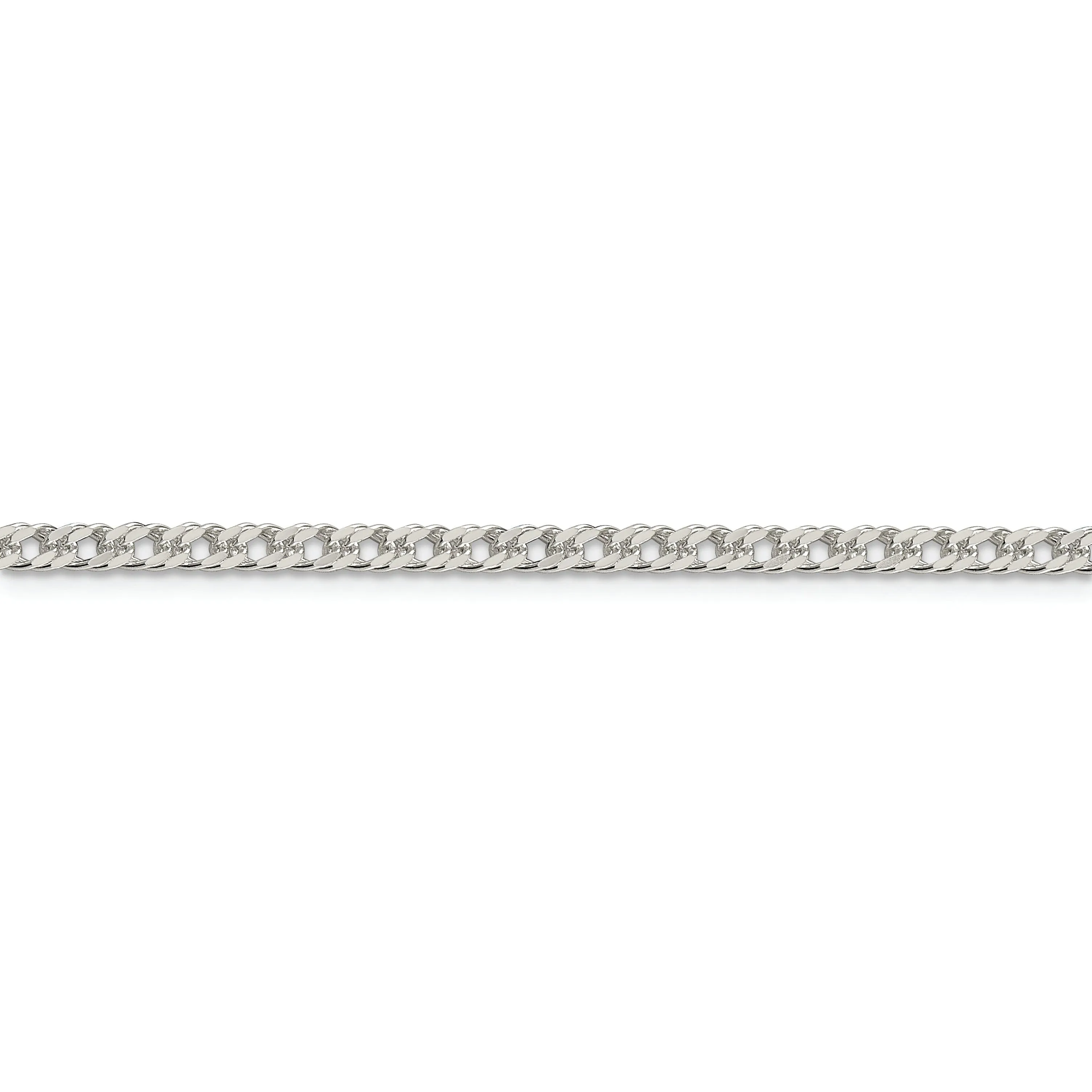 Silver Polished 3.30-mm Solid Rambo Chain