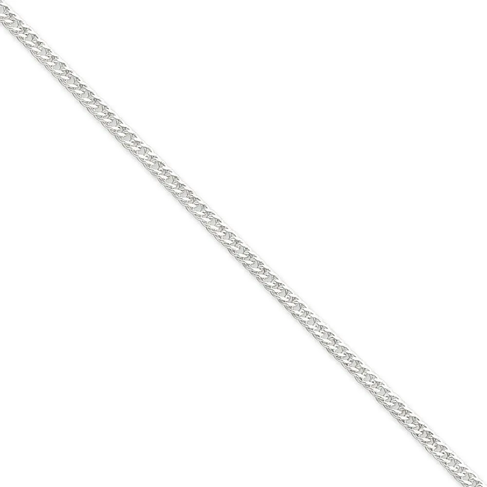 Silver Polished 3.30-mm Solid Rambo Chain