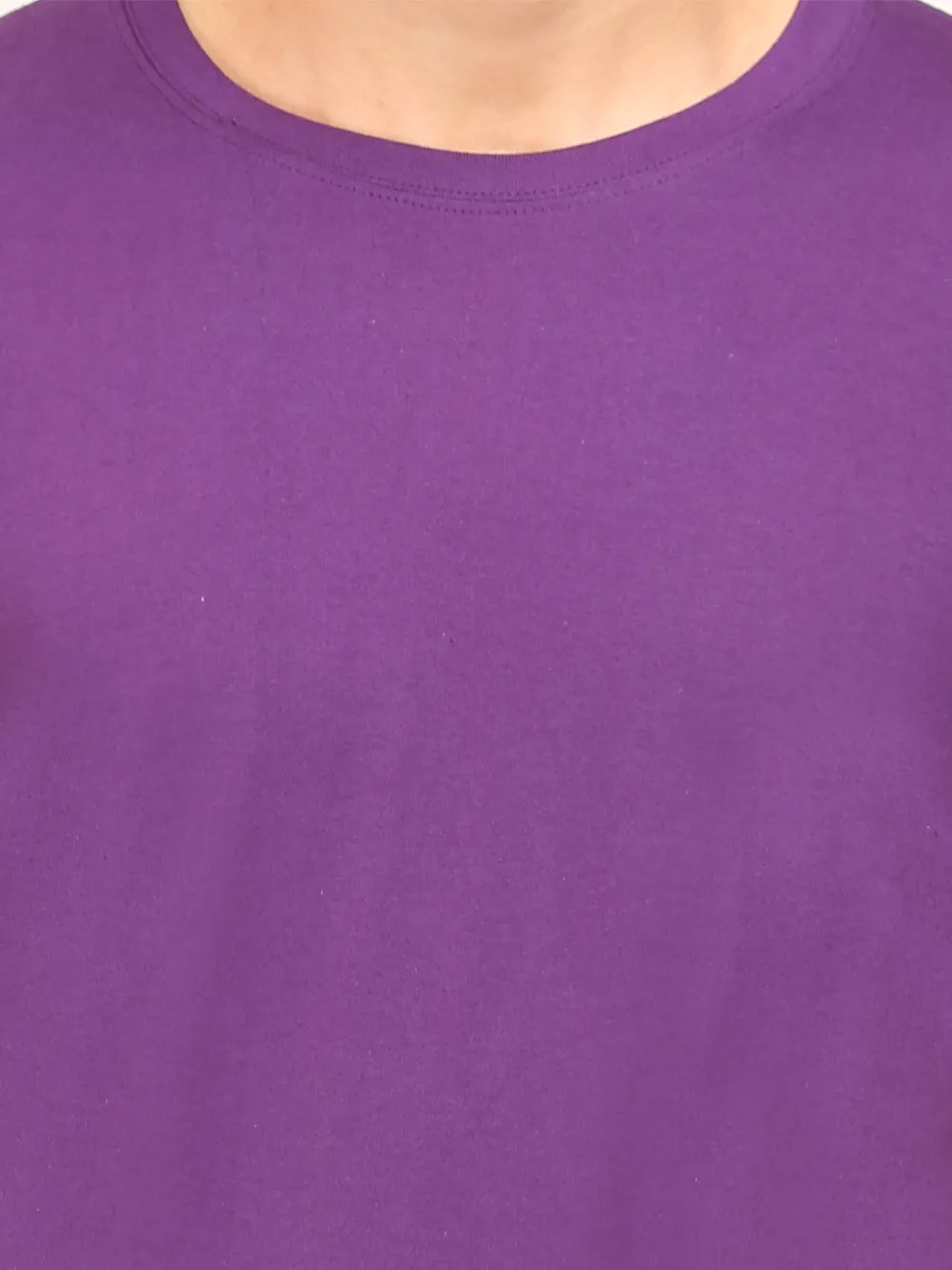 Solids : Premium Purple Unisex T -shirt