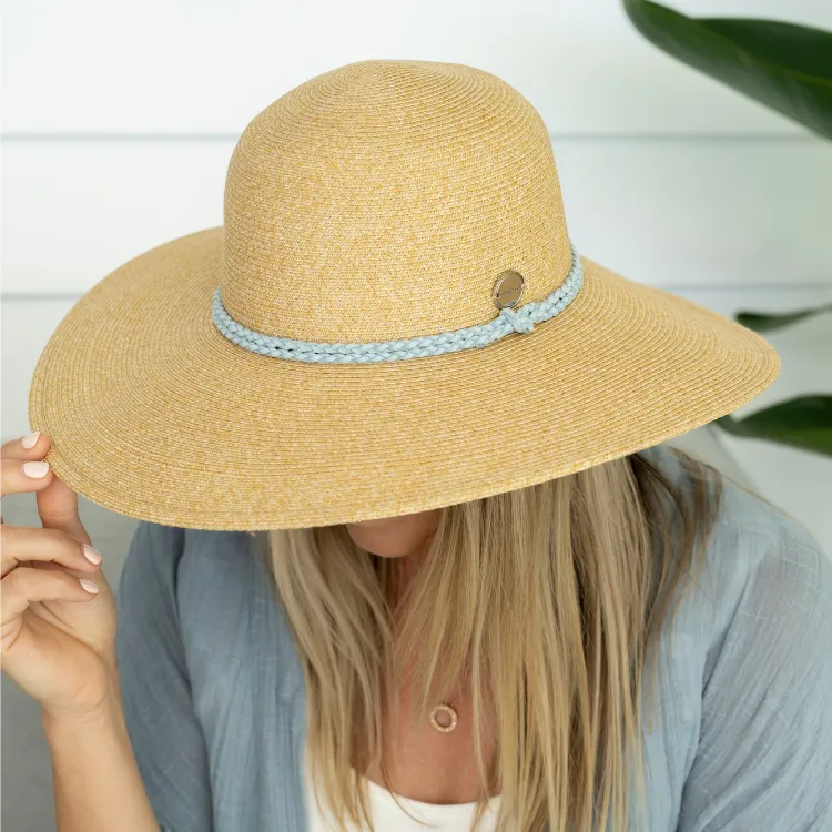 Sundaise April Wide Brim - Aqua