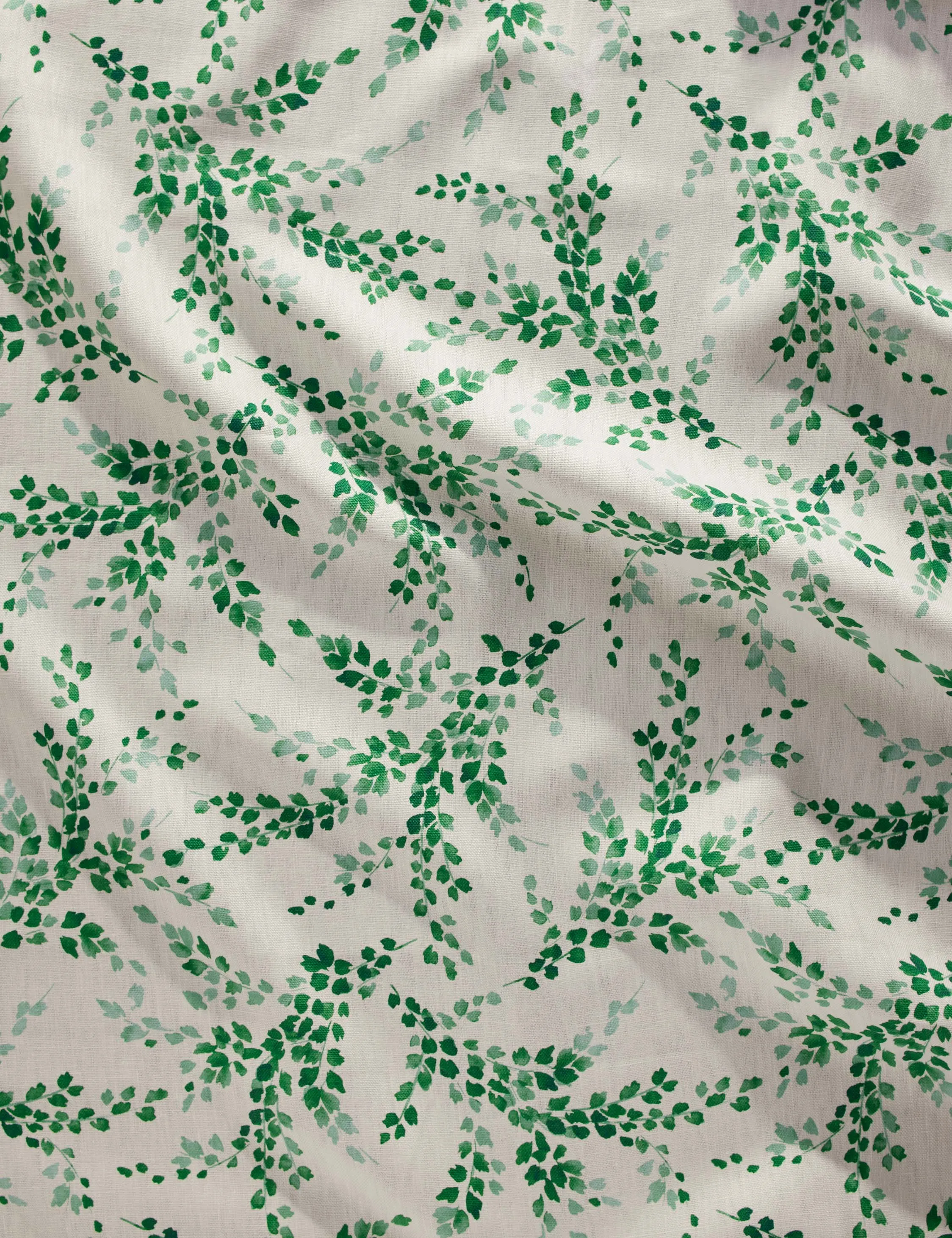 Sweet Caroline Linen Fabric by Wallshoppe