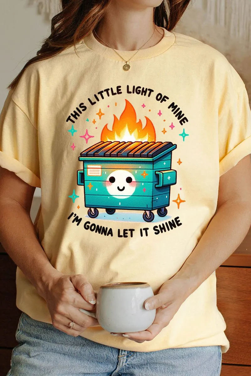 This Little Light Of Mine Short Sleeve Relaxed Fit T-Shirt