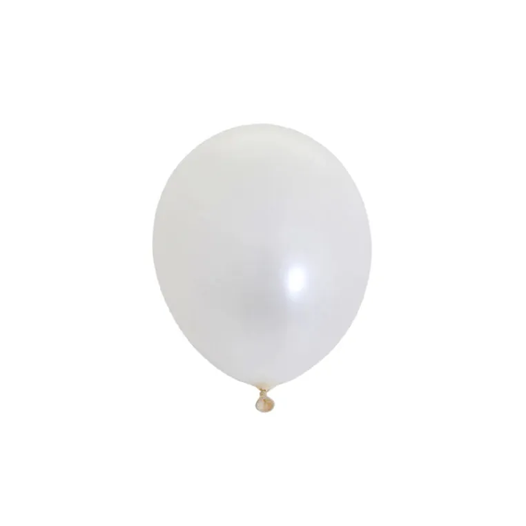 Tiny 5" Balloons - Pearl White (5 Pack)