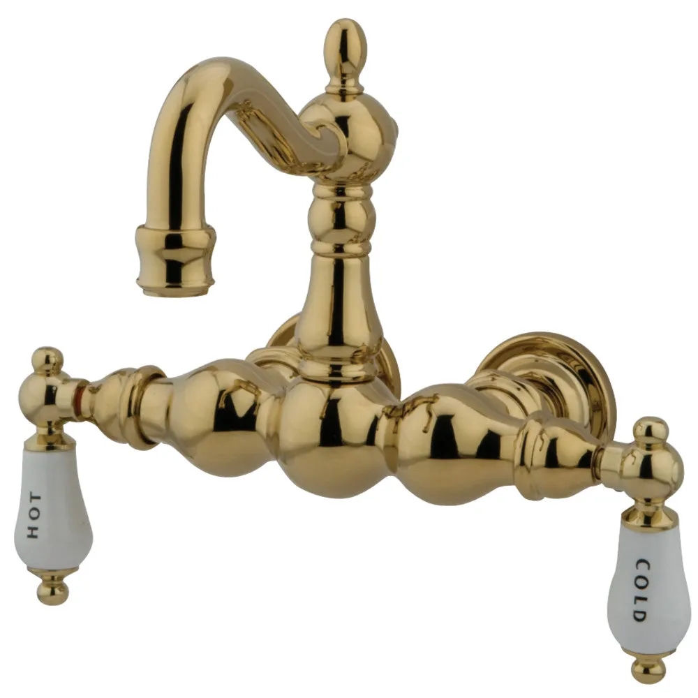 Vintage 3.38" Wall Mount Tub Faucet